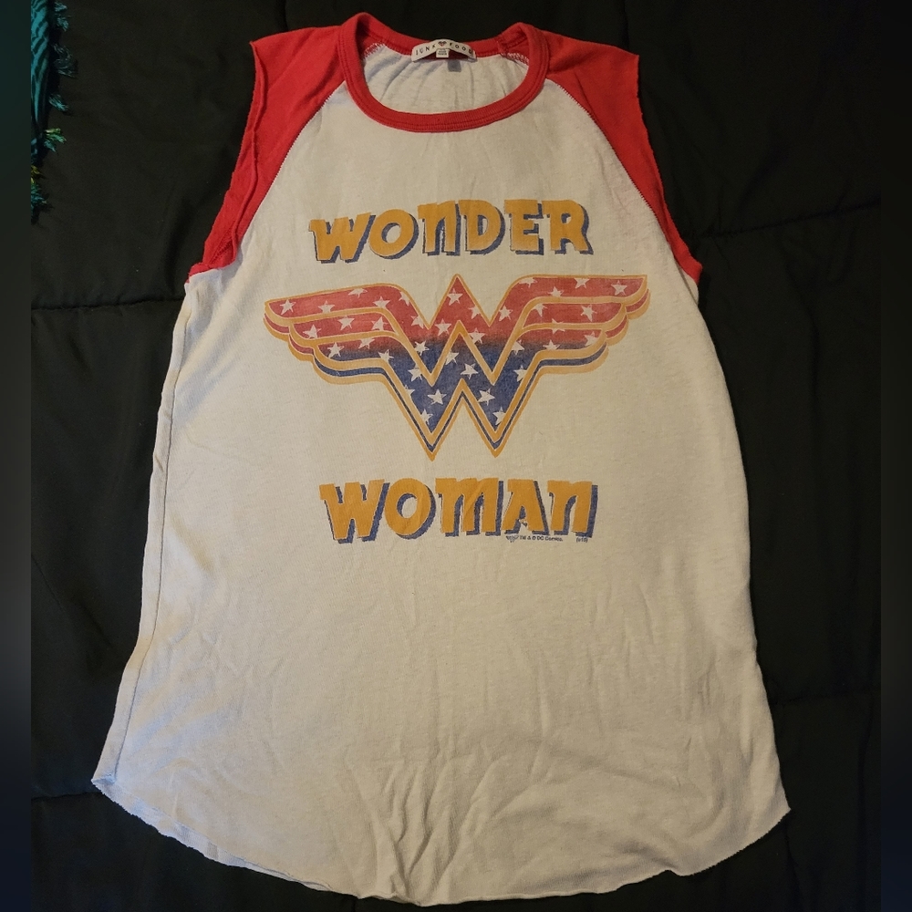Junk Food Wonder Woman Muscle Tank